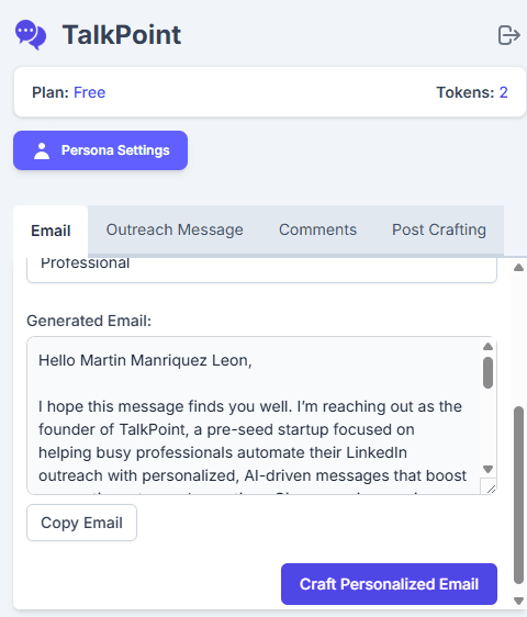 Step 3: Generate Personalized Content