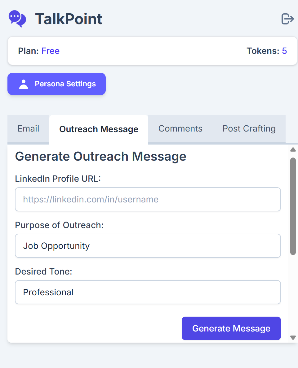 TalkPoint Product Screenshot